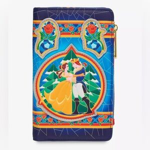 Disney Beauty and the Beast Stained Glass Wallet